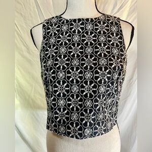 Women’s embroidered crop top from Anthropology